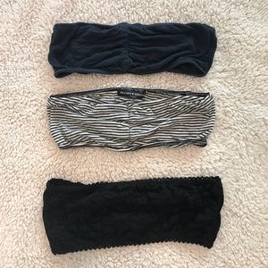 3 Pack Brandy Melville bandeaus ⭐️⭐️